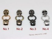 psnc035 Silver-tone Alloy Skull Jewelry Clasp in Wholesale