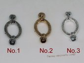 psnc037 Newest Design Silver-tone Alloy 24*54mm Oval Shape Jewelry Clasp