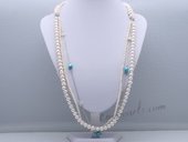 Rpn446 Elegant Hand Strung Cultured Freshwater Pearl Opera Necklace