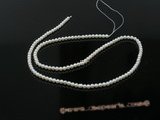 rseed002 3-4mm AA Garde Small Off Round seed Pearls strands wholesale
