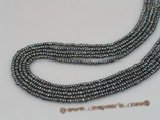 rseed006 2-2.5mm black Small button shape seed Pearls strands