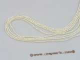 rseed007 1-1.5mm white Small rice shape seed Pearls strands