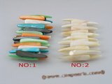 sbr023 35*6mm stick stretchy shell bracelets different color