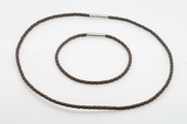 sc053 18 inch rubber cord necklace chain