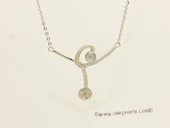 sc092 925 Sterling silver pendant chain