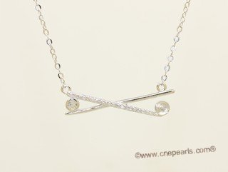 sc098 Sterling silver pendant mounting with 925 silver  chain