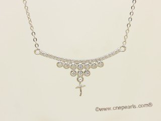 sc100 925 Sterling silver  chain with pendant mounting