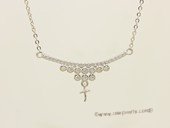 sc100 925 Sterling silver  chain with pendant mounting