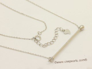sc102 925 Sterling silver  chain with pendant mounting