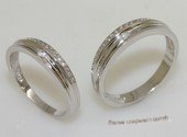 scj004 Sterling Silver Promise  Couple Rings Set for Two