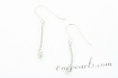 sem011 wholesale 925silver dangle Earrings fitting with sterling hook