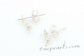 sem015 wholesale 925silver dangle Earrings fitting with sterling studs