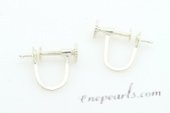 sem017 Sterling Silver Clip Earrings mounting