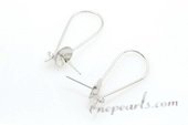 sem081 12*30mm Sterling Silver Pierce Ear Hook