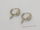 sem132  Wholesale 925 silver Pierce stud earrings fitting