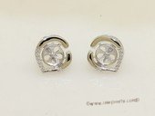 sem149  Wholesale 925 silver Pierce stud earrings fitting