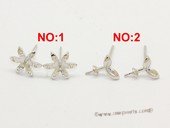 sem170  Sterling silver Pierce ear stud wholesale