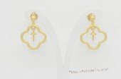 sem212  Wholesale 925 silver Pierce stud earrings fitting in gold color