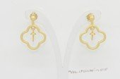 sem212  Wholesale 925 silver Pierce stud earrings fitting in gold color
