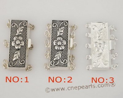 Filigree Clasp for Multiple Strand Necklace - Pearl & Clasp