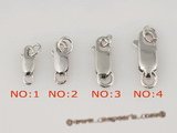 snc068 wholesale 925 silver lobster necklace clasp(five pieces)