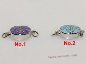 snc192  Sterling Silver Enamel  Necklace Jewelry Clasp