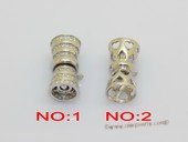 Snc222 Wholesale Sterling Silver Push-in Clasp For Necklace Bracelet Jewelry