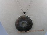 sp003 50mm round mother of pearl shell pendant