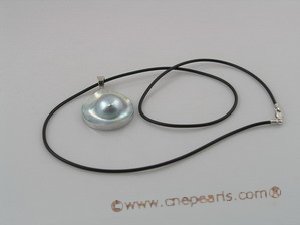 SP032 sterling Mabe pearl shell pendant in wholesale