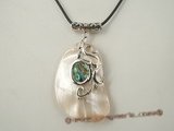 sp099 37*52mm mother of pearl shell pendant