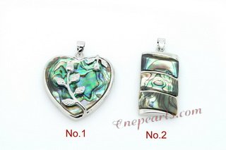 SP159 Trendy Mother of Pearl Shell pendant necklace in Four Style