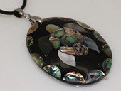 sp175   40*53mm turtoise design mother of pearl shell pendant