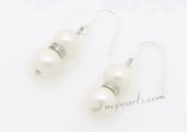 Spe475  Designer Freshwater Pearl Dangle Earrings with Sterling Silver Hook