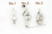 spm060 Five pieces 925 sterling silver designer pendant mountings in wholesale