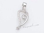 Spm183 Sterling Silver Pendant Mounting For Jewelry Marking