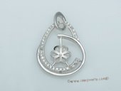 spm191 Newest Sterling Silver Pendant Tail For Pendant Marking