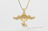 spm314 Sterling Silver Pendant Mounting in Gold Color