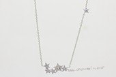 spm331 Sterling Silver Star Shape Necklace Pendant Mounting With Chain