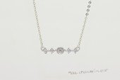 spm335 Sterling Silver  Necklace Pendant Mounting With Chain
