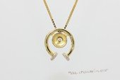 spm337 Sterling Silver Pendant Mounting in Gold Color