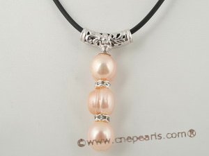 spp076 Sterling silver whorl pearl pendant necklace on sale