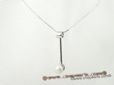 spp142 9-9.5mm freshwater bread pearl 925silver timepiece pendant
