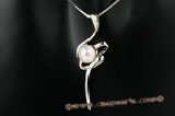 spp172 Wonderful 925silver white bread pearl bridal Pendant