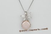 spp185 Sterling Silver 12-14mm Freshwater Coin Pearl Pendant