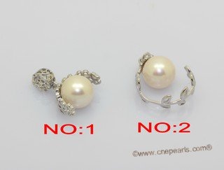 Spp605 Classic 925Silver Pendant with 10-11mm White Round Pearl