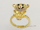 srm062  Gold color sterling silver ring setting