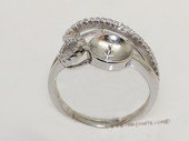 srm075 Fashion sparkling sterling silver Ring Setting in adjustable size