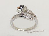 srm081 Fashion sparkling sterling silver Ring Setting in adjustable size