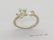 srm158 Fashion 925 Silver Adjustable Ring Setting wholesale