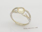 srm174 Wholesale adjust size sterling silver ring setting